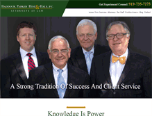 Tablet Screenshot of goldsborolawyers.com